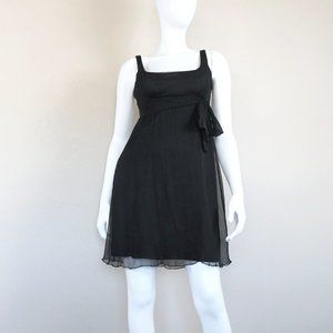 United Colors of Benetton Sheer Black Dress
